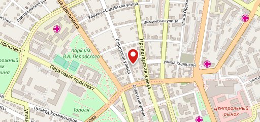 ресторан гостиницы Степная пальмира на карте