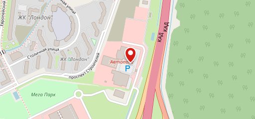 Автополе на карте