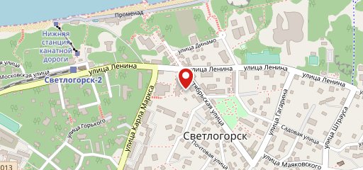 Курхаус на карте