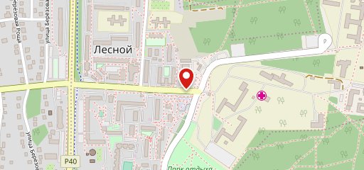 Лесной на карте