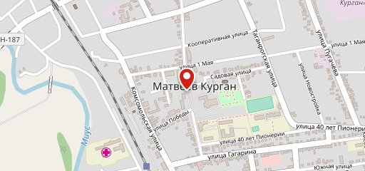 Миус на карте