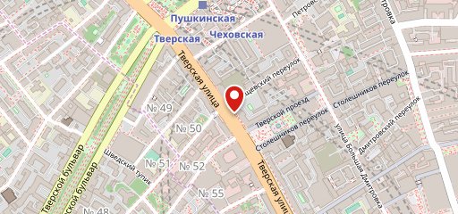Ресторан "Москва" на карте
