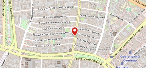 Сретенская, лобби-бар на карте