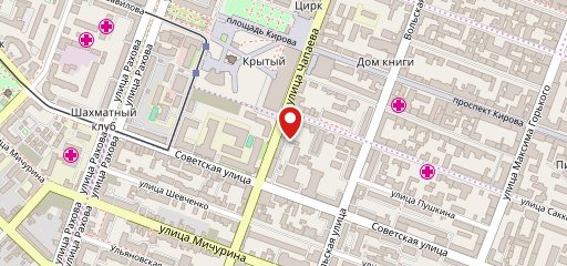 Осьминог на карте