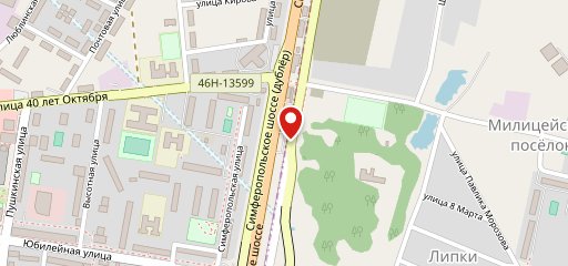 Ресторан "Праздник" на карте