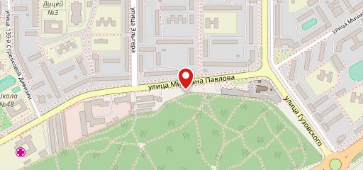 Ресторан при гостинице Курортная на карте