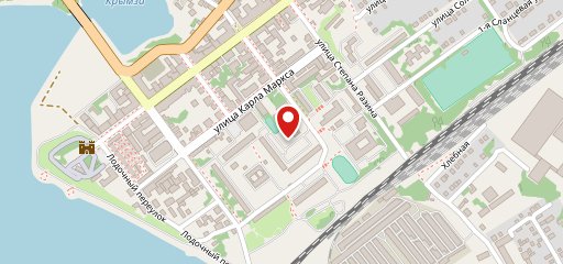 Ресторан простой еды на карте