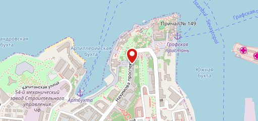 Ресторан «Синее море» на карте