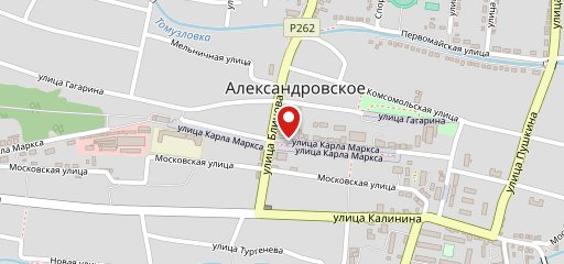 Солнечный на карте