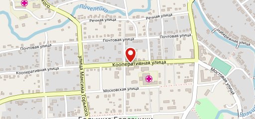 Солнечный на карте