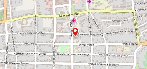 Светлячок на карте