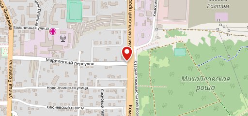 Ресторан на карте