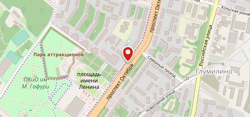 Ресторан на карте