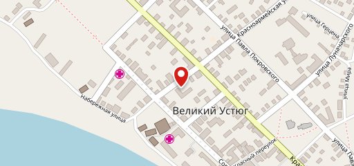 Великий Устюг на карте