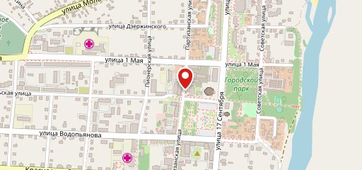 Ресторан "Вилия" на карте