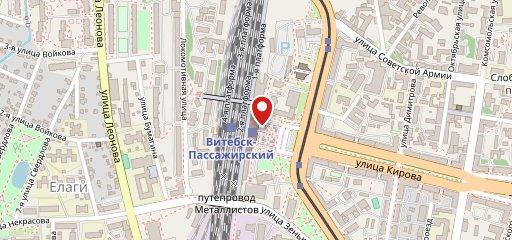 Витебский экспресс на карте