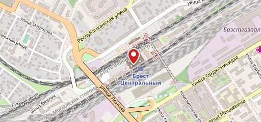 Ресторан вокзала ст. Брест-Центральный на карте