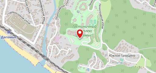 Ресторан «Янтарь» на карте