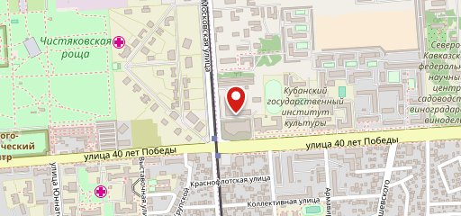Отель "Южный" на карте