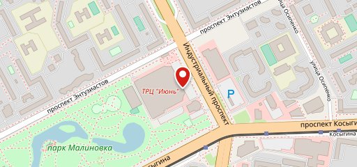 Ресторанный дворик на карте