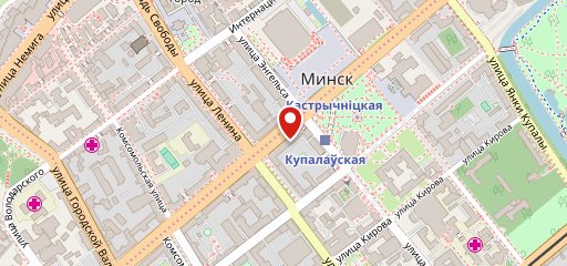 Рестораны/кафе/бары/доставки Минска Minsk на карте