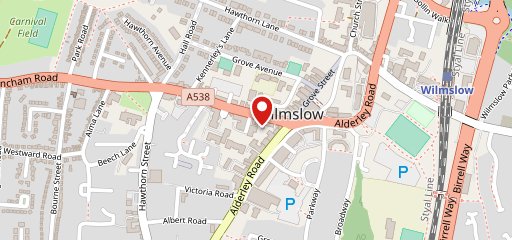 Rise Cafe wilmslow на карте