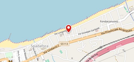 Ristorante Riva Al Mare Spadafora на карте