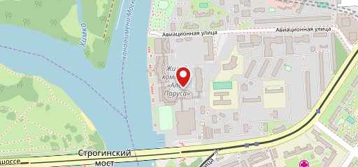 River club Moscow на карте