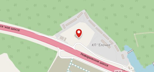 Новорижская застава на карте