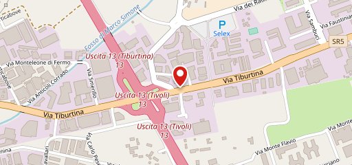 Roadhouse Restaurant Roma Tiburtina на карте