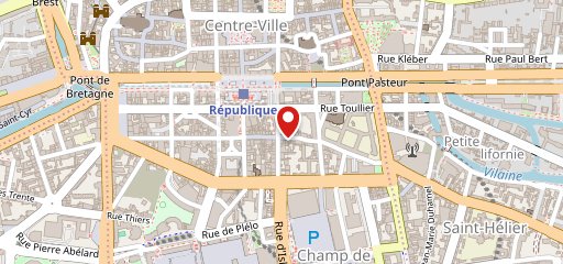 Roadside Burger Restaurant Rennes на карте