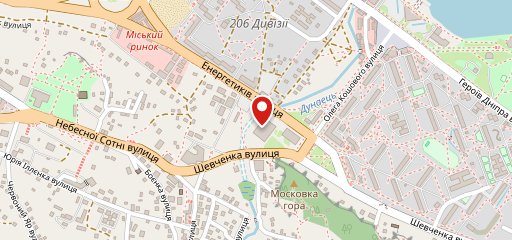 Родень на карте