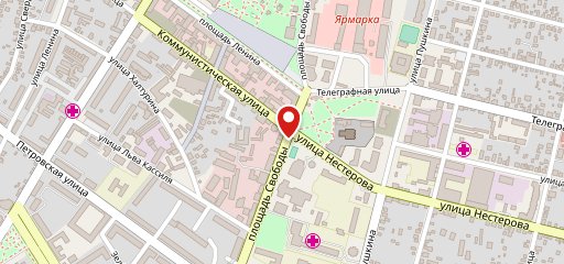 Родничок на карте