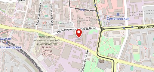 Родник, Столовая на карте