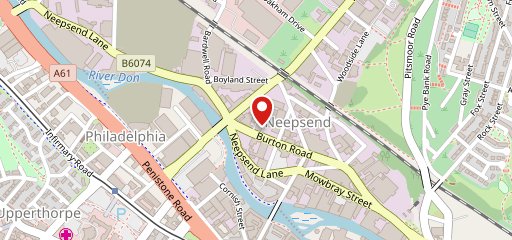 Roku Japanese Restaurant Sheffield на карте