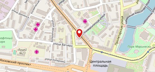 Ростерхит на карте