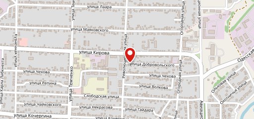 Росток кофе на карте