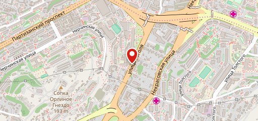 Розовая пантера на карте