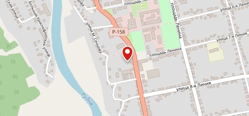 Рудня на карте