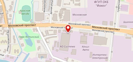 Русский пончик на карте