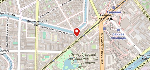Русская Забава, кафе на карте