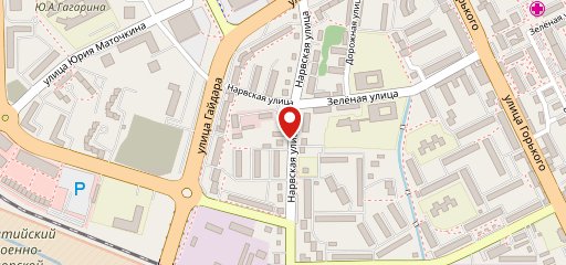 Русский стиль, кафе на карте