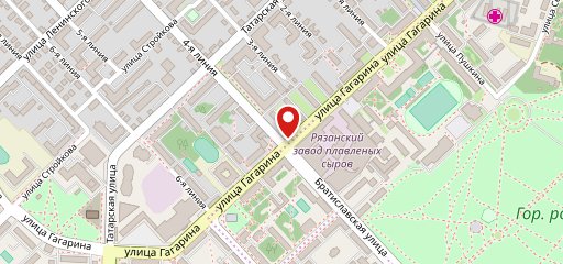 Русские блины, блинная на карте