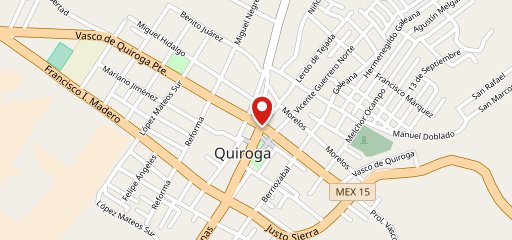 Rustikafé Cafetería en Quiroga на карте