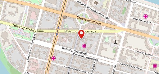 Рыба, кафе на карте