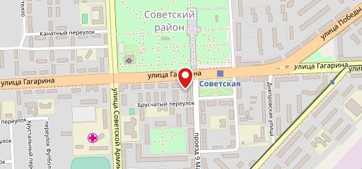 Самараобщепит на карте