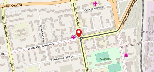 Столовая на карте