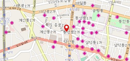 산 한정식 на карте