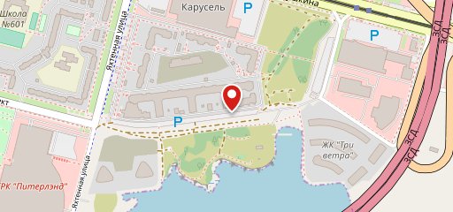 Ресторан "Санторини" на карте