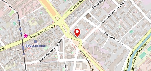 Саттва" вегетарианское кафе Moscow на карте
